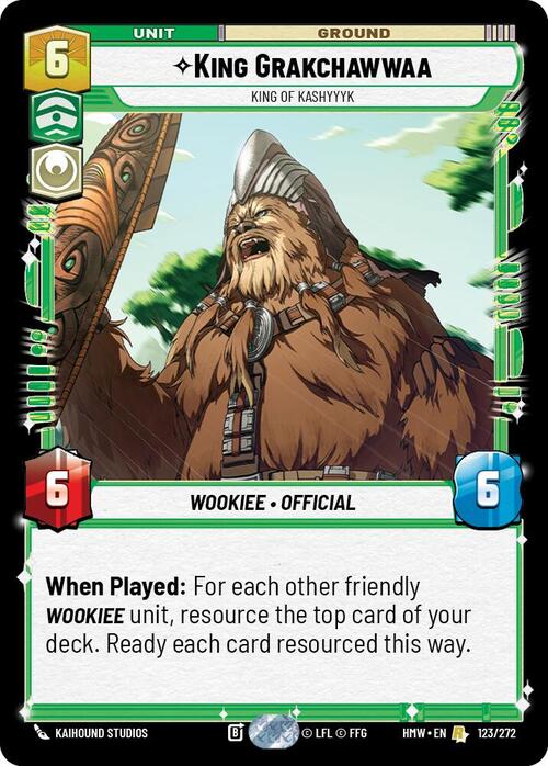 King Grakchawwaa - King of Kashyyyk
