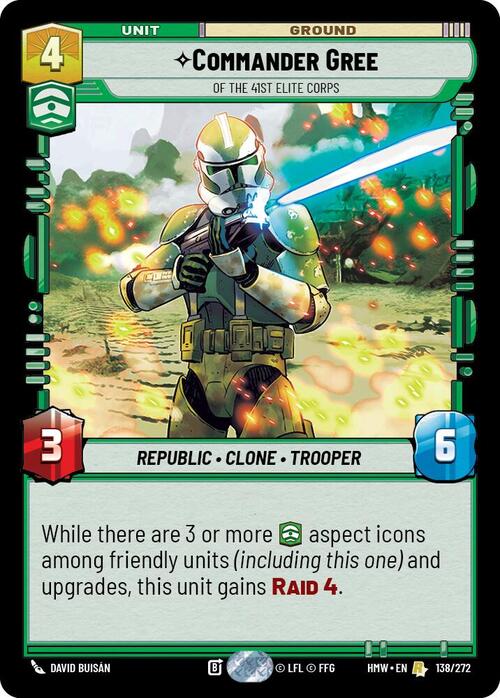 Commander Gree - Of the 41st Elite Corps