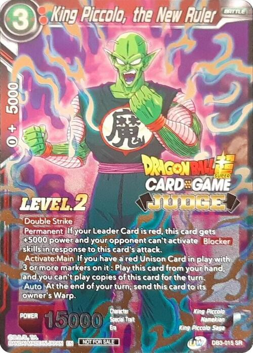 King Piccolo, the New Ruler