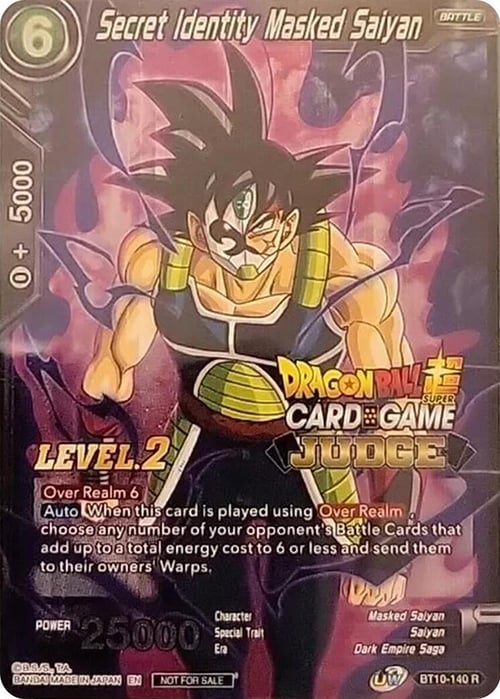 Secret Identity Masked Saiyan