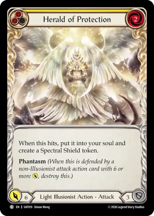 Herald of Protection - Yellow