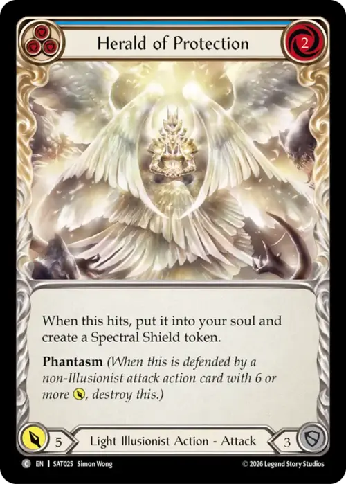 Herald of Protection - Blue