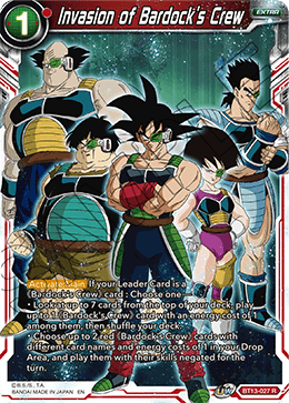 Invasion of Bardocks Crew