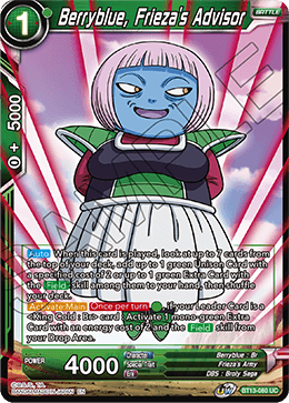 Berryblue, Friezas Advisor