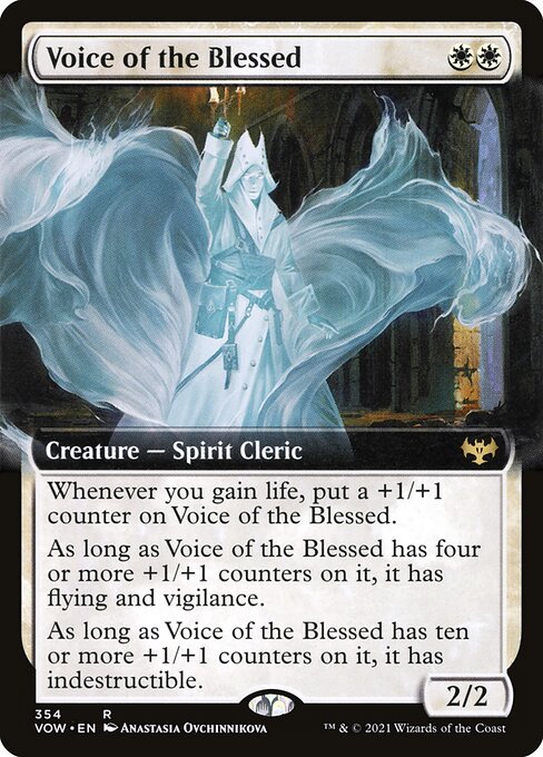 Carta Voz de los benditos — Innistrad: Crimson Vow · VOW · #354
