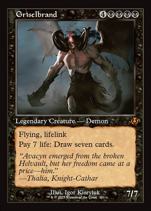 Carta Griselbrand — Innistrad Remastered · INR · #381
