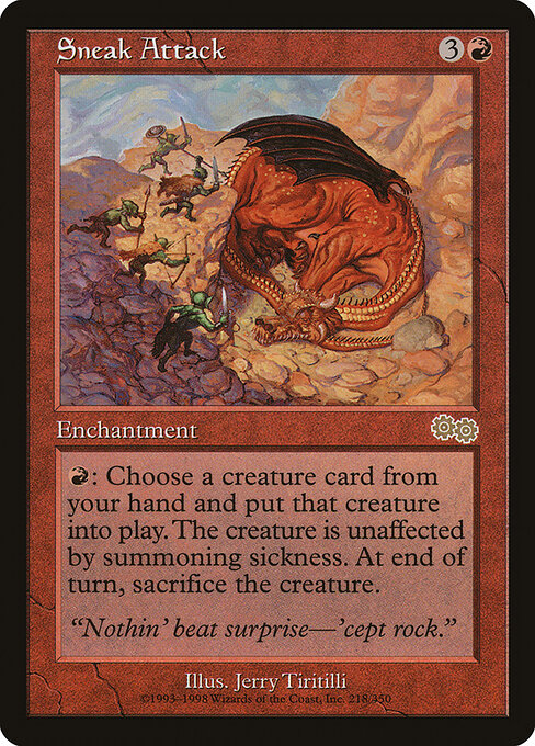 Ataque a hurtadillas — Urza's Saga