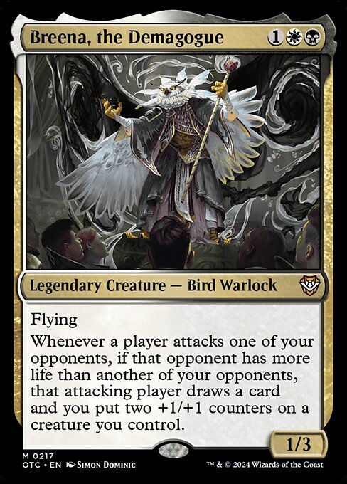 Breena, la Demagoga — Outlaws of Thunder Junction Commander