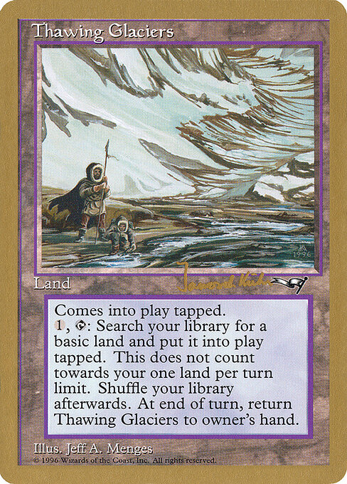 Carta Glaciares menguantes — World Championship Decks 1997 · WC97 · #jk144