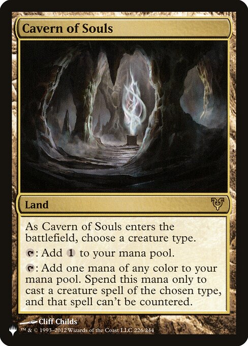 Caverna de ánimas — The List