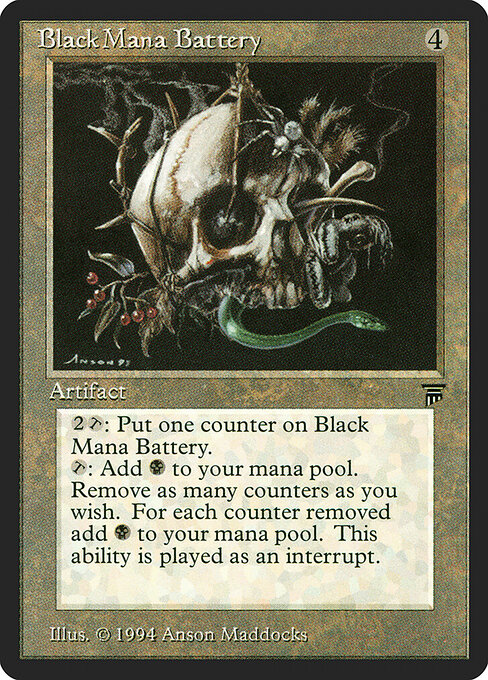 Carta Batería de maná negro — Legends · LEG · #274