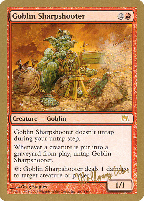 Tirador de primera trasgo — World Championship Decks 2003