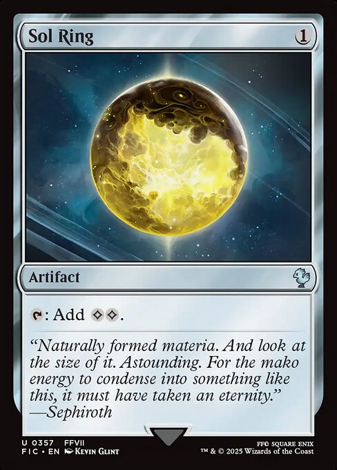 Anillo solar — Final Fantasy Commander