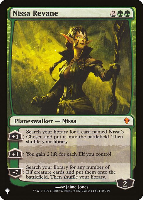 Nissa Revane — The List
