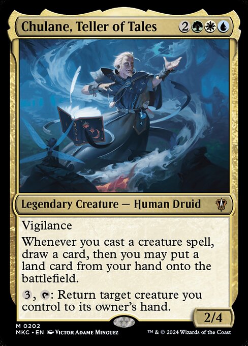 Carta Chulane, Teller of Tales — Murders at Karlov Manor Commander · MKC · #202