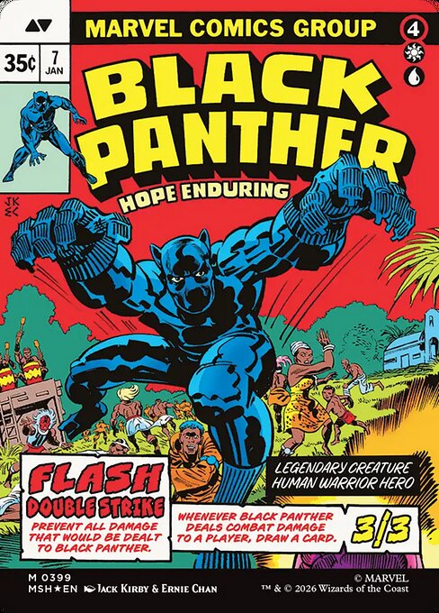 King T'Challa // Black Panther, Hope Enduring (cara trasera)