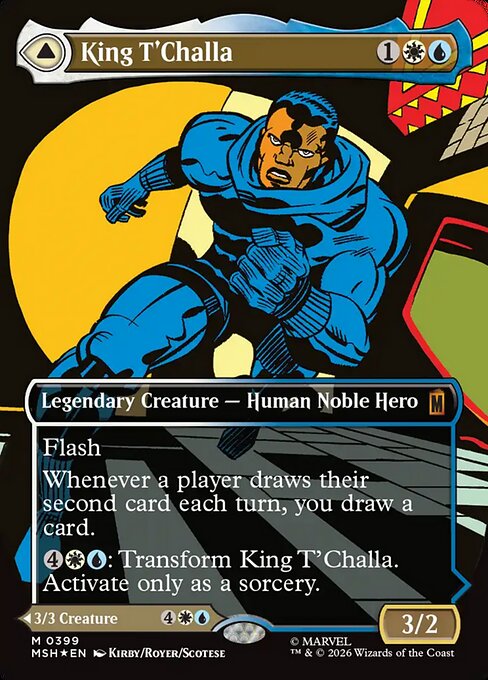 King T'Challa // Black Panther, Hope Enduring (cara frontal)