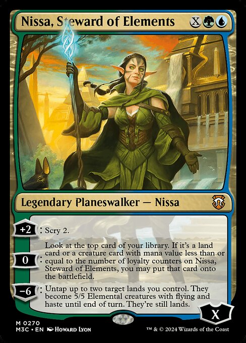 Nissa, encarnación de los elementos — Modern Horizons 3 Commander
