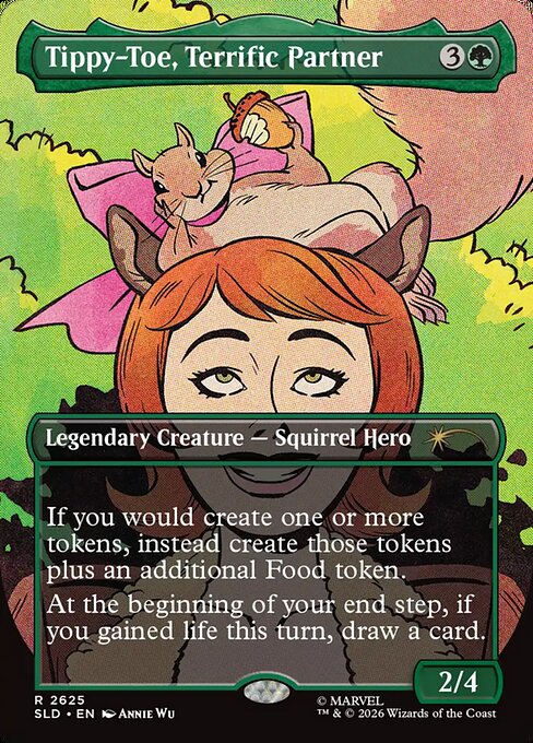 Carta Tippy-Toe, Terrific Partner — Secret Lair Drop · SLD · #2625