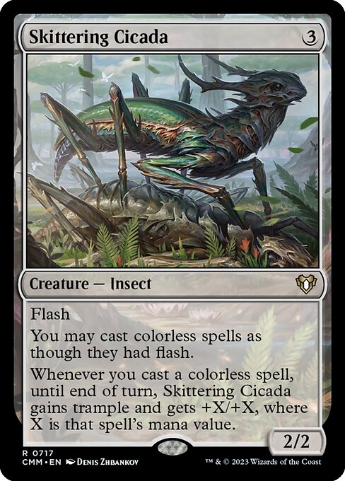 Skittering Cicada — Commander Masters