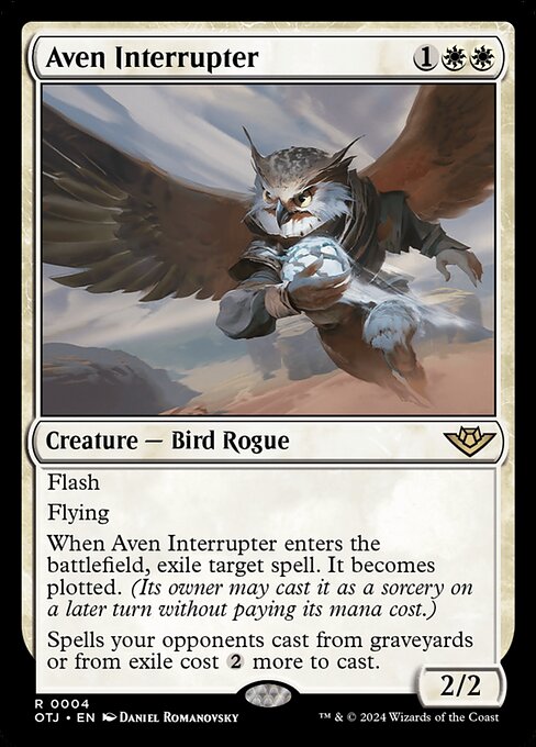 Carta Interceptor aven — Outlaws of Thunder Junction · OTJ · #4