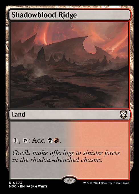 Cordillera Sangresombra — Modern Horizons 3 Commander