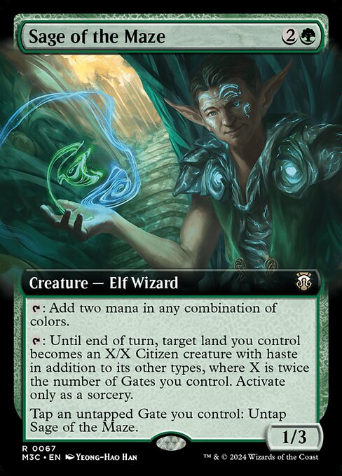 Carta Sage of the Maze — Modern Horizons 3 Commander · M3C · #67