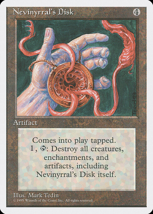 Carta Disco de Nevinyrral — Fourth Edition · 4ED · #338