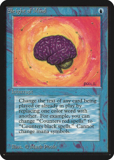 Carta Insidia mental — Limited Edition Alpha · LEA · #78