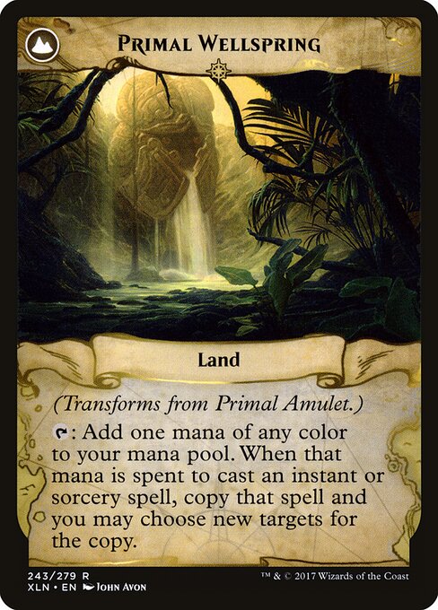 Primal Amulet // Primal Wellspring (cara trasera)