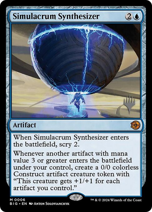 Sintetizador de simulacros — The Big Score Promos