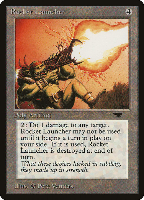 Carta Rocket Launcher — Antiquities · ATQ · #63