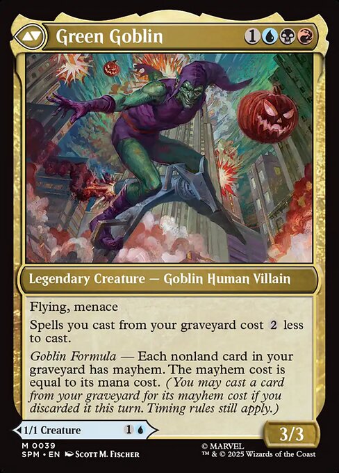 Norman Osborn // Green Goblin (cara trasera)