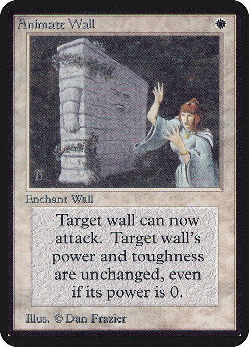 Carta Animar muro — Limited Edition Alpha · LEA · #1