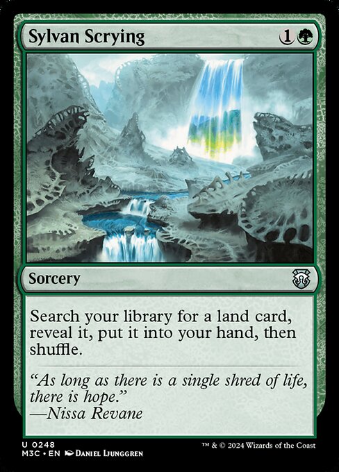 Adivinación silvana — Modern Horizons 3 Commander