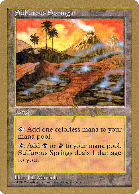Manantiales sulfurosos — World Championship Decks 1997