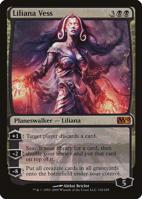Carta Liliana Vess — Magic 2010 · M10 · #102