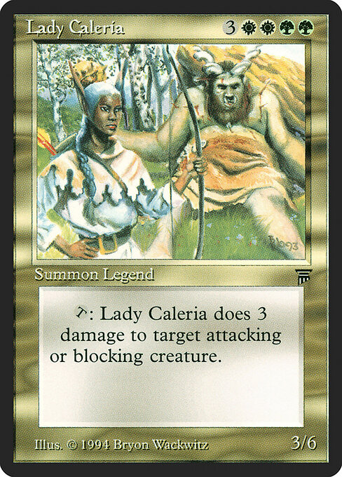 Carta Lady Caleria — Legends · LEG · #239