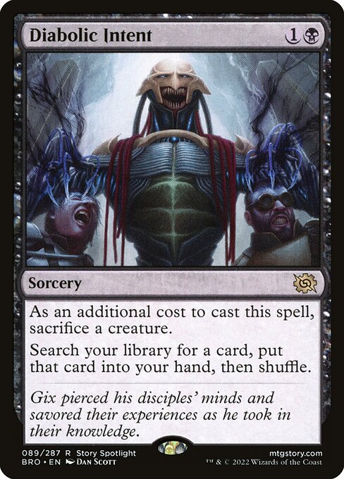 Intención diabólica — The Brothers' War