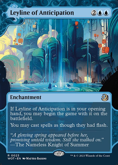 Línea mística de la anticipación — Wilds of Eldraine: Enchanting Tales