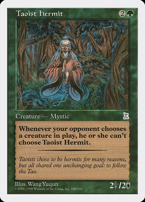 Carta Taoist Hermit — Portal Three Kingdoms · PTK · #150