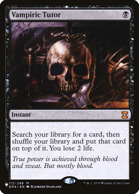 Tutor vampírico — The List