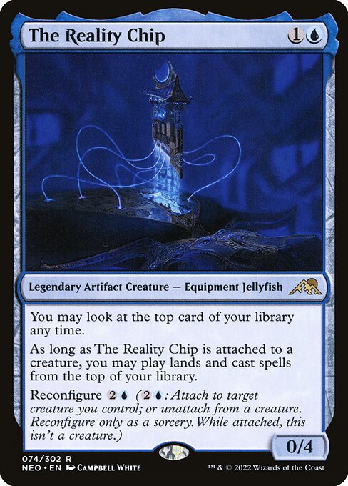 Carta El chip de la realidad — Kamigawa: Neon Dynasty · NEO · #74