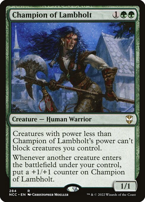Campeona de Lambholt — New Capenna Commander