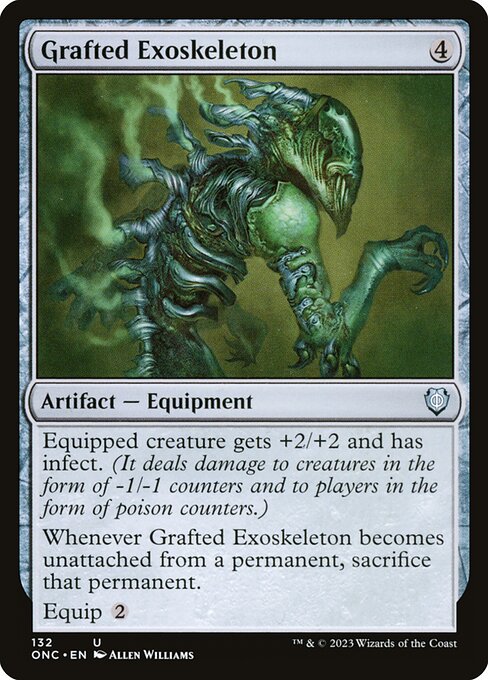 Exoesqueleto injertado — Phyrexia: All Will Be One Commander