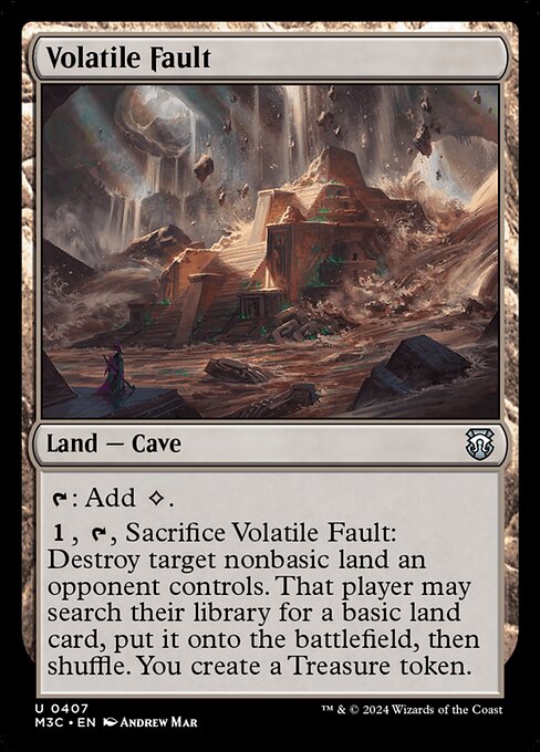 Carta Falla inestable — Modern Horizons 3 Commander · M3C · #407