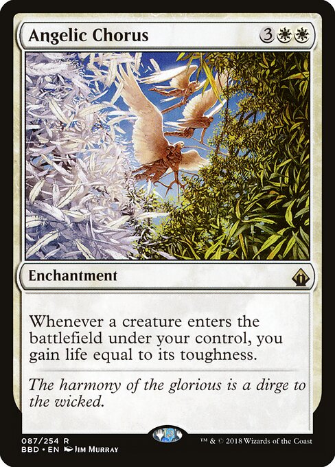Carta Coro angélico — Battlebond · BBD · #87