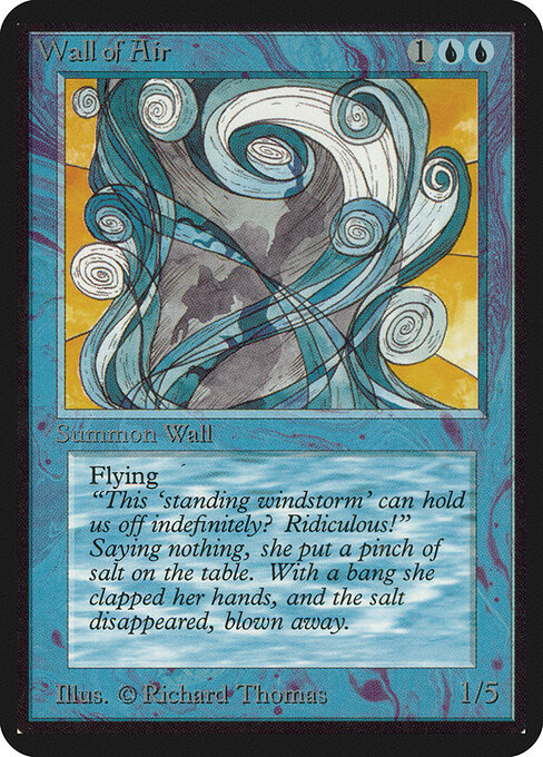 Carta Muro de aire — Limited Edition Alpha · LEA · #89