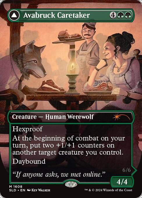 Avabruck Caretaker // Hollowhenge Huntmaster — Secret Lair Drop