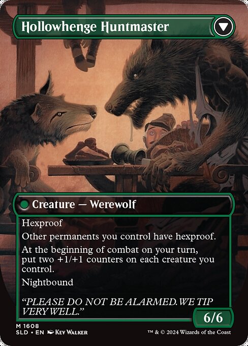 Avabruck Caretaker // Hollowhenge Huntmaster (cara trasera)